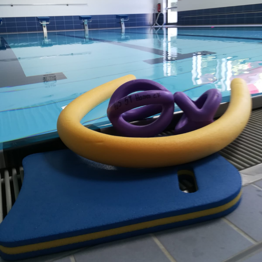 Anneome Schwimmgurt Mit Sicherheitsband - Verstellbarer Trainingsgürtel Für Pool-Übungen
